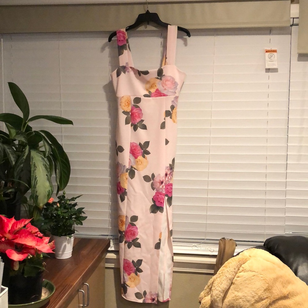 Flower print dress